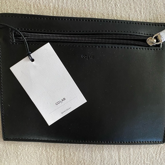 Colman Montreal Black Genuine Leather Shoulder Bag - Picture 2 of 6